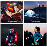 New LED Head Light Rechargeable With Sensor! Great for auto, camping, outdoors, and emergency.