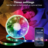 New 5V USB RGB LED Strip Light (10M) with 24Key Bluetooth Remote Controller, great for adding light to any space
