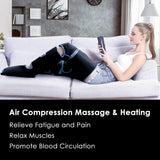New in box! Retail $170+ Electric Air Compression Leg Massager Heated Muscle Relax Pain Relief