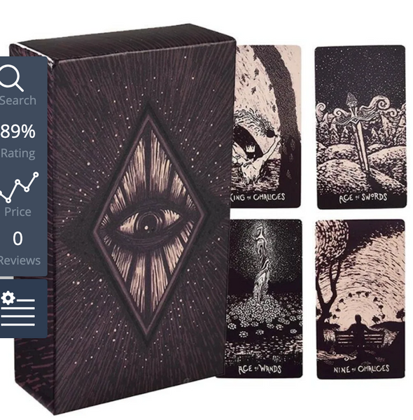 New The Light Visions Tarot Card Game, 78 Card Tarot Deck