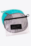 NEW Microfiber Makeup Remover Cloths - Turquoise/Gray! Simply add water to cloth and remove your make up like magic!