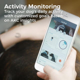 New Link AKC Smart Dog Collar - GPS Location Tracker, Activity Monitor, and More, Large Retails $150 US+