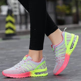 New Unisex LIN&LV Women's Air Cushion Training Running Shoes Breathable Athletic Walking Jogging Sneakers Women's sz 9.5, Men's sz 8