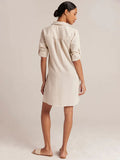 NEW A-Line Long Sleeve Dress - Cliffside, ours is a bit darker taupe! Sz M! Great as a summer dress or cover up!