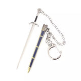 New 3.54'' Longclaw Sword Thrones Weapon Jon Snow Metal Keychain F 6'' Action Figure