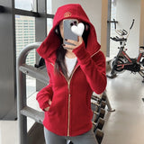 Women's scuba embroidery hoodies No.207526 18 colours - Size 2-12! SALE!! Tax included