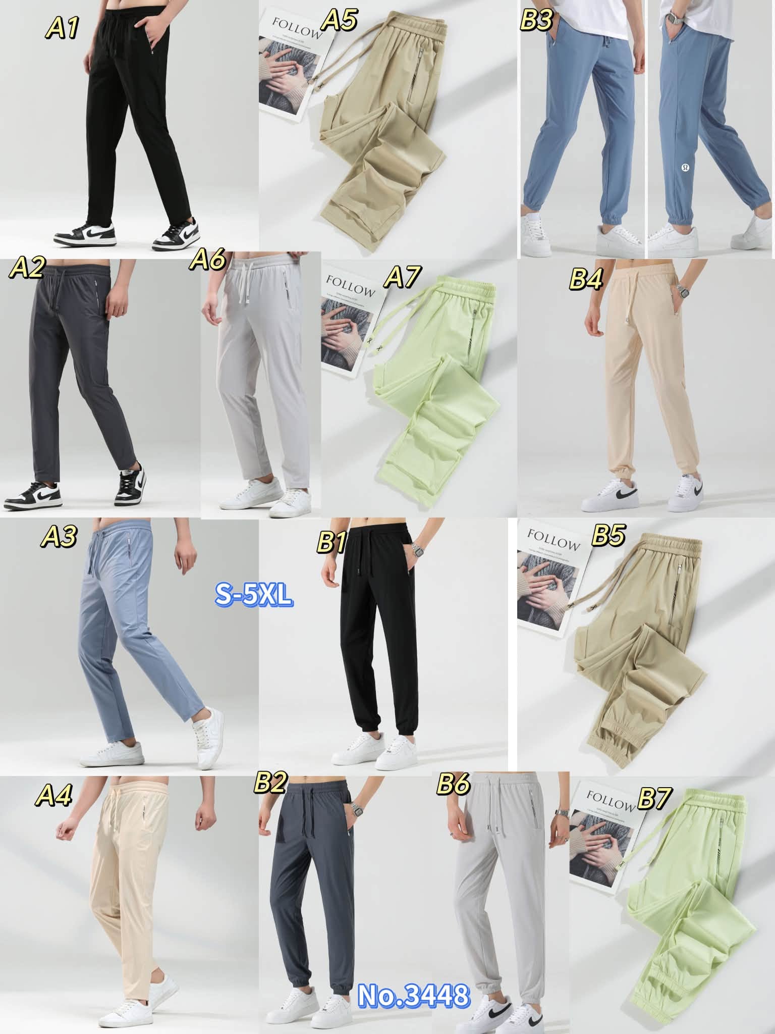 LU mens pants No.344819 14 colours to choose  Size S-5XL, Tax included