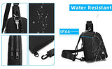New Dupe LU LU Inspired sling bag Black, Unisex! Water Repellent Fabric