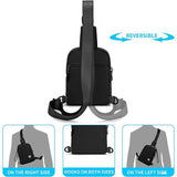 New Dupe LU LU Inspired sling bag Black, Unisex! Water Repellent Fabric