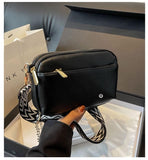 New DUPE Lulu Inspired pu shoulder bag, BLACK
