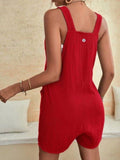 New DUPE L^ulu inspired jumpsuit romper with logo on back, Black Sz L