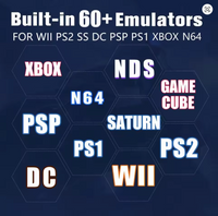 New Retails $250+ LZAKMR Game Console X8 Play Retro I3-3110M 1T Batocera+Windows 70000+Games For Wii PS2 N64 PSP GameCube Xbox MAX Four Player