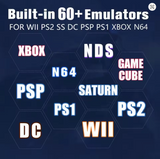 New Retails $250+ LZAKMR Game Console X8 Play Retro I3-3110M 1T Batocera+Windows 70000+Games For Wii PS2 N64 PSP GameCube Xbox MAX Four Player