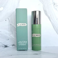 NEW La Mer The Lifting Firming Serum - 0.2 fl.oz./3mL, proven to help sculpt the upper and lower areas of the face to visibly transform skin across 6 key structural zones for a multi-dimensional, lifted look