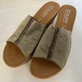 NEW W/ BOX, Retails $110, Italian Shoemakers Sable Sandal Rope, Sz 12