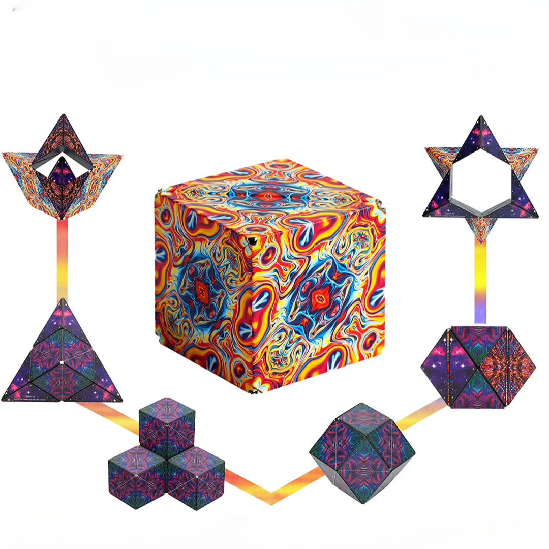 New 3D Magnetic Magic Changeable Cube Shape Shifting Puzzle! 72 differ ...