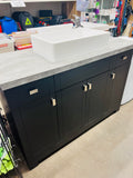 New Magick Woods Essex 49" Vanity in Dark Chocolate Model # 30158! NEW TOP WITH SINK! Retails $910+