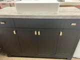 New Magick Woods Essex 49" Vanity in Dark Chocolate Model # 30158! NEW TOP WITH SINK! Retails $910+