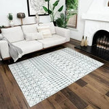 New Mandala Machine Washable Area Rug (5 X 7 ) Non-Slip Low Profile Pile Indoor Washable Rug - Area Rugs for Living Room Stain-Resistant and Pets Friend, Multi