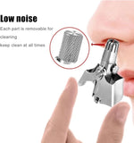 New Manual Nose Hair Trimmer, 360 Degrees Rotate Stainless Steel with R Round Head Nasal Hair Trimmer Nasal Hair Cutter for Men