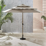 New Retails $150+ Hometrends 10 ft. Round 3-Tier Market Umbrella