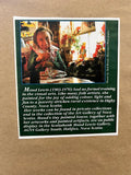 MAUD LEWIS FRAMED PRINT FRINGED BUGGY RIDE ACID-FREE MATTING 15 1/2" x 13 1/2"