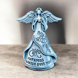 New Miniature Pewter Angel Token "May Angels Watch Over You"