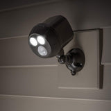 New Mr. Beams MB390 300-Lumen Weatherproof Wireless Battery Powered LED Ultra Bright Spotlight with Motion Sensor, Brown! Retails $57+