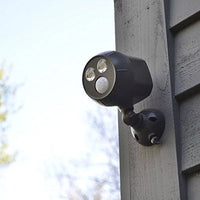 New Mr. Beams MB392, 400 Lumen Version, Weatherproof Wireless Battery Powered Led Ultra Bright Spotlight with Motion Sensor, 2-Pack, Brown Retails $70+