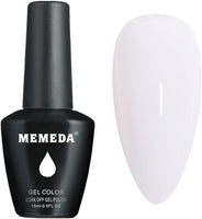 New MEMEDA Nail Gel Polish 15ML Colour Milky White UV LED Soak Off Clear Gel Polish