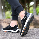 New Retails $56+ Men's Good Arch Support & Breathable and Light & Non-Slip Shoes, Black Sz 14