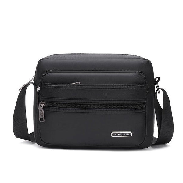 New Waterproof Men Crossbody Bags Male Nylon Shoulder Bags Boy Messenger Bag Man Handbags For Travel Casual Large Satchel Black