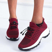 New OrthoBalance - Orthopaedic Shoes for Women Mesh Burgundy Sz 6