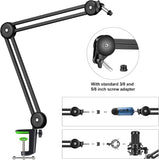 New in box! Aokeo Microphone Stand Desk Adjustable Heavy Table Mic Stand Arm Boom for Blue Yeti, Professional Streaming, Voice-Over, Recording, Games, Discord