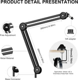 New in box! Aokeo Microphone Stand Desk Adjustable Heavy Table Mic Stand Arm Boom for Blue Yeti, Professional Streaming, Voice-Over, Recording, Games, Discord