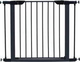 New Retails $125+ Midwest 29" High Walk-Thru Steel Pet Gate, 29" - 38" Wide in Textured Graphite