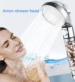 New Handheld Mineral Ionic Shower Head High Pressure Ionic Filtration 30% Water Saving Shower Head for Dry Hair and Skin SPA New