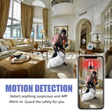 New Lightweight & Compact Wireless Mini Camera with rotatable magnet bracket that allows you to place on any surface & view remotely from anywhere