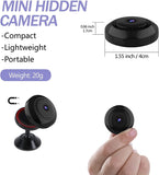New Lightweight & Compact Wireless Mini Camera with rotatable magnet bracket that allows you to place on any surface & view remotely from anywhere
