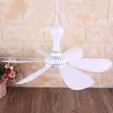 New Portable Mini 6 blade Ceiling Fan great for camping, dorm, bedroom etc