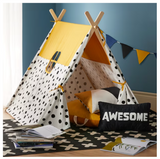 New PLAY RUG 4’ X 6', X PRINT by Mini Maison! Black & White print!