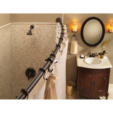 NEW MOEN double Shower Curtain Rings in Old World Bronze - 12pk