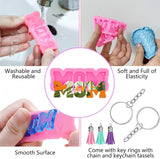 New Set of 3 Mom Word Silicone Resin Molds Heart Shape Epoxy Mold for DIY Keychains