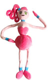 New Mommy Long Legs Plush, 17 inches Pink Cute Stuffed Animal Plush with Steel Wire in it , Same as Huggy Wuggy, for anxiety & stress Toy