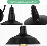 NEW MOOACE Plug in Wall Lights, Indoor Outdoor Wall Sconces, Gooseneck Barn Light, Vintage Farmhouse Wall Lamp-Black Base