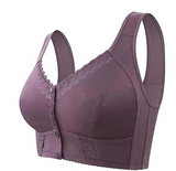 NEW Purple Moona Bra - Front Closure Breathable Bra for Seniors, Lena Wear Bra for Seniors Sz 42