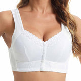 NEW White Moona Bra - Front Closure Breathable Bra for Seniors, Lena Wear Bra for Seniors Sz 38