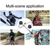 New MH06 Motorcycle Helmet Headset Motorbike Wireless BT 5.0 Headphones with Microphone Supports Automatic Answering Motor Helmet Earphone