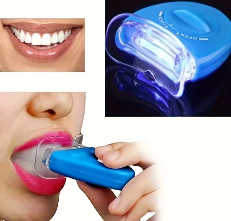 NEW Teeth Light Teeth Light LED Blue Light Teeth Light Cold Light Teeth Light, Teeth Whitening Kit, Home Use Wireless Teeth Whitening