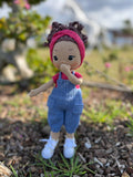 New Ms. Rachel Amigurumi Handmade Doll. A 100% handmade doll from organic yarn. Every stitch of this amigurumi doll has been carefully knitted with love❤️ 13" Tall, Retails $174+